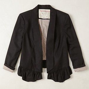 Anthropologie Cartonnier Ruffled Calin Blazer. XS